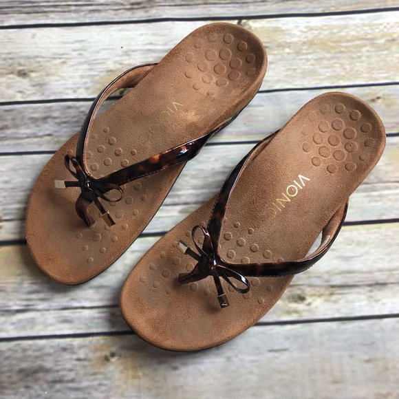 vionic bow flip flops